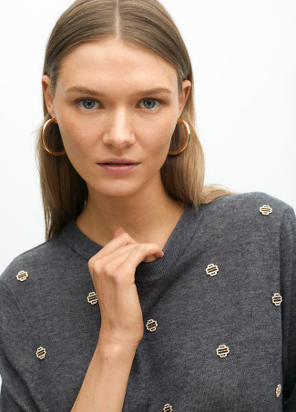 Maglione con Gioielli