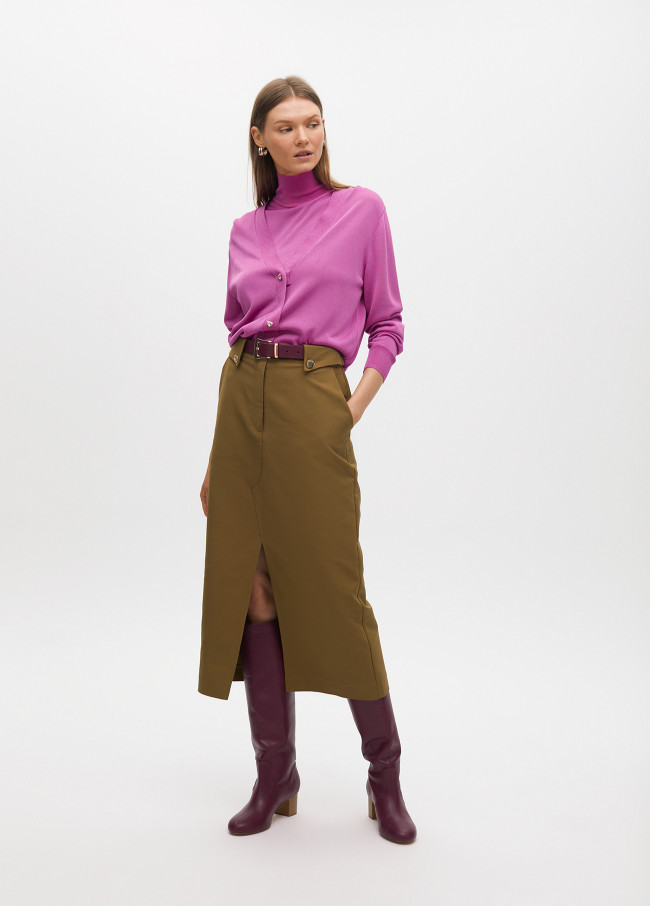 Cardigan con  botones joya