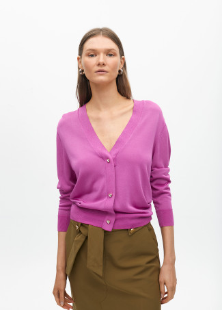 Cardigan con  botones joya