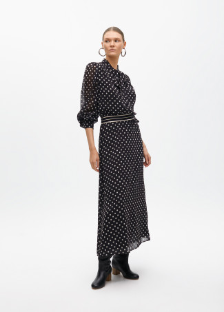 Robe Longue à Pois