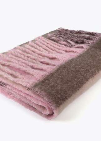 Großes Karo-Schal mit Logo