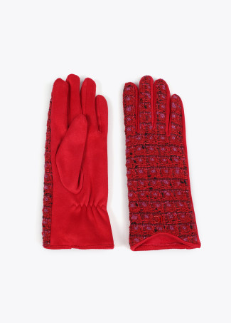 Guanti in Tweed Multicolore