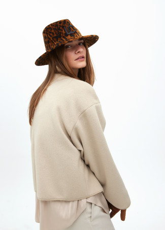 Chapéu com estampa animal