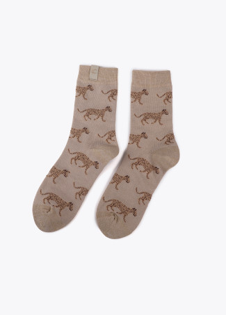 Pack of leopard socks