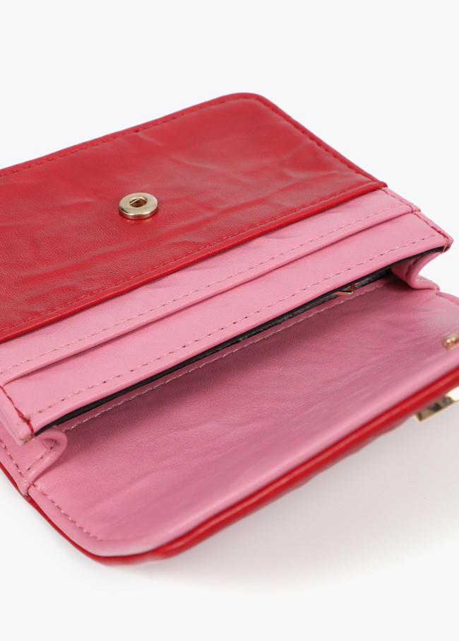 LC lined purse and key chain