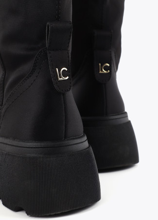 Knee-high sock-style boots