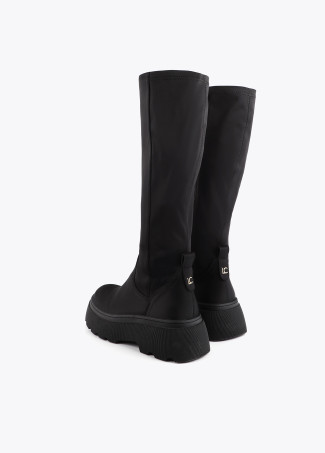 Knee-high sock-style boots