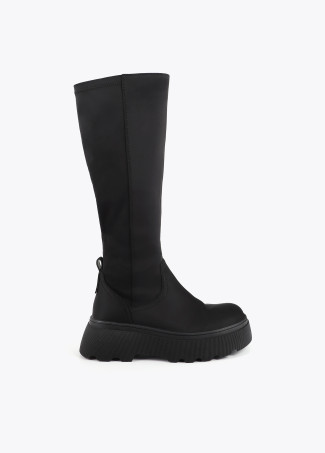 Knee-high sock-style boots