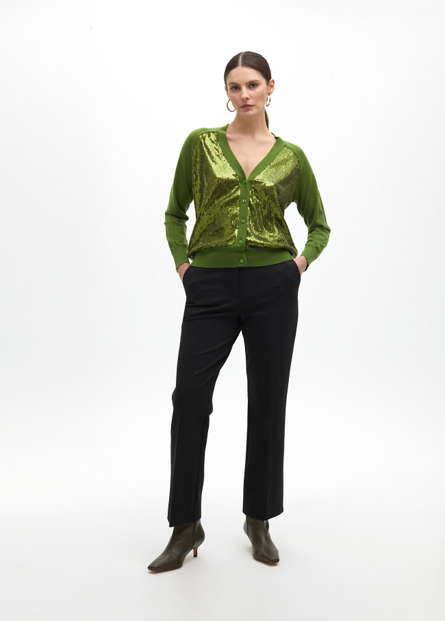 Sequinned cardigan