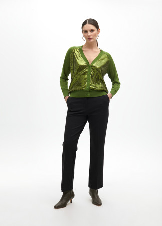 Cardigan de lentejuelas