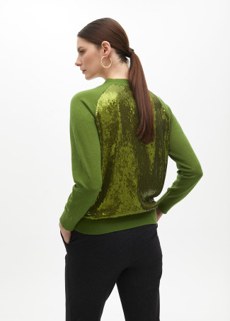Sequinned cardigan