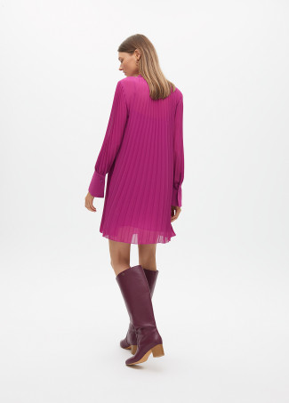 Robe Courte Plissée