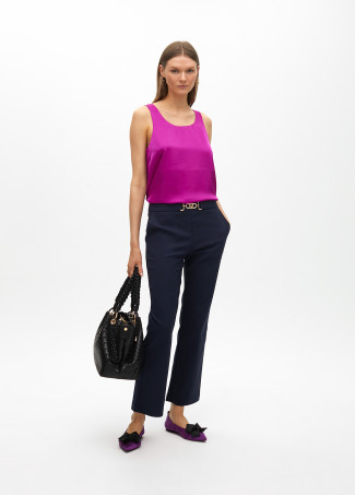 Basic wide strap top