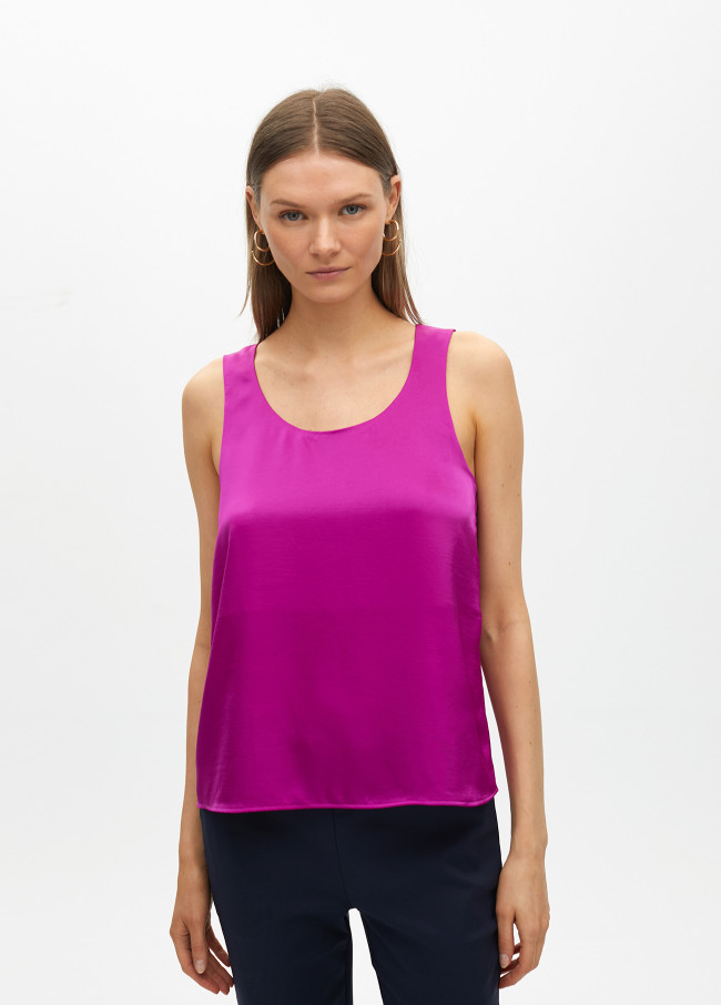 Basic wide strap top