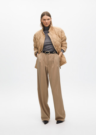 Anorak court matelassé losanges