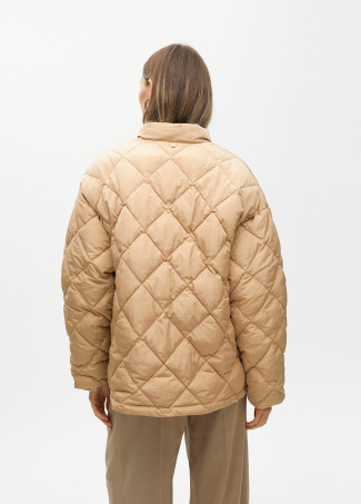 Anorak court matelassé losanges