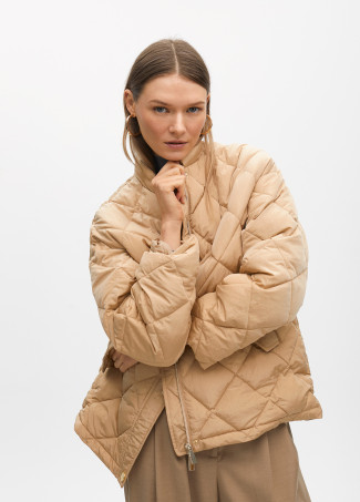 Anorak court matelassé losanges