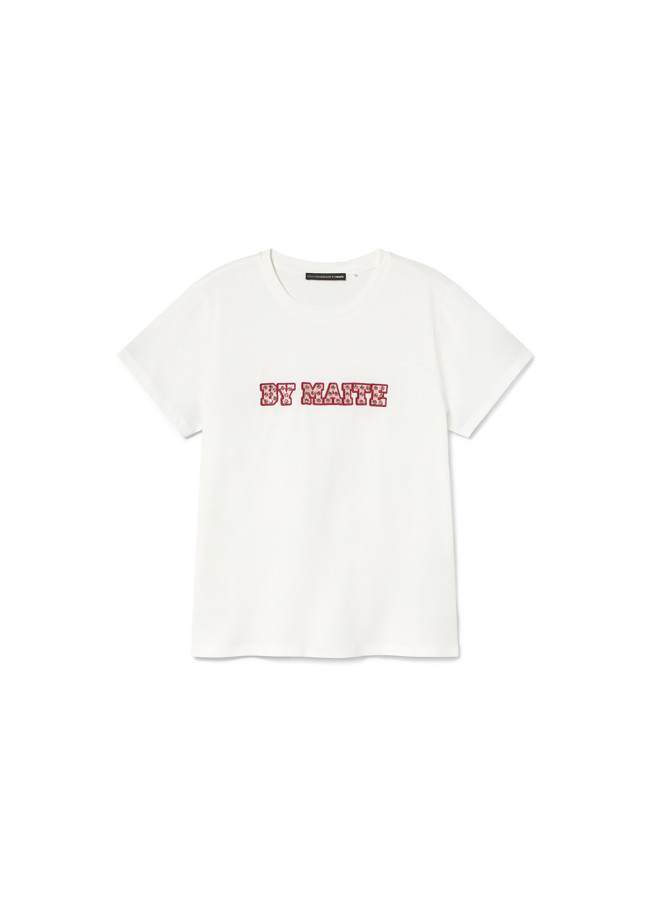 Camiseta manga corta estampado frontal