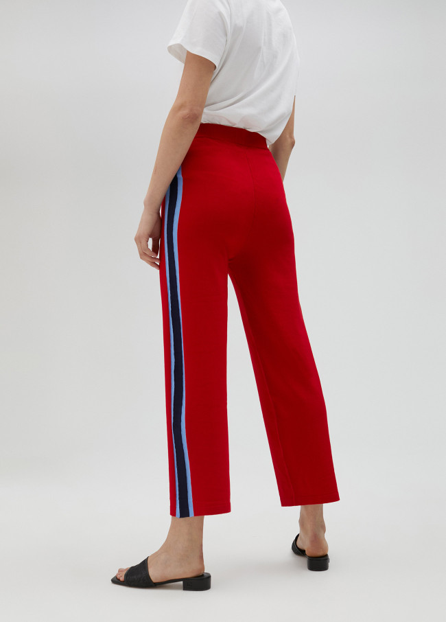 Rote Culotte-Hose