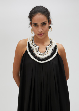 Vestido largo color negro