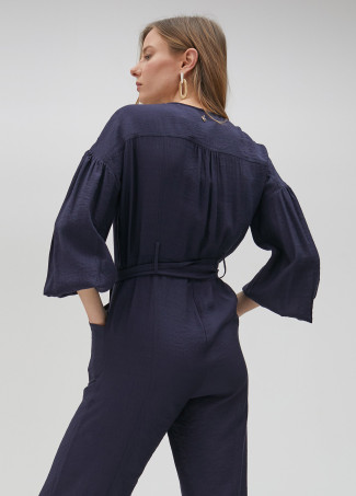 Mono denim cremallera