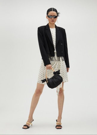 Short polka dot dress