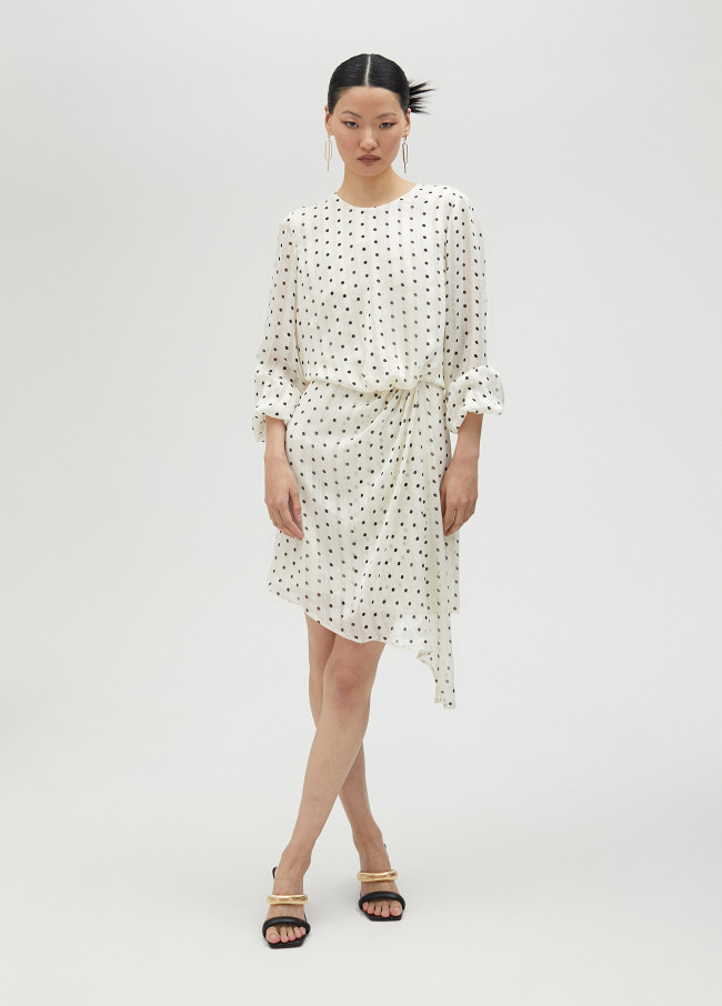 Short polka dot dress