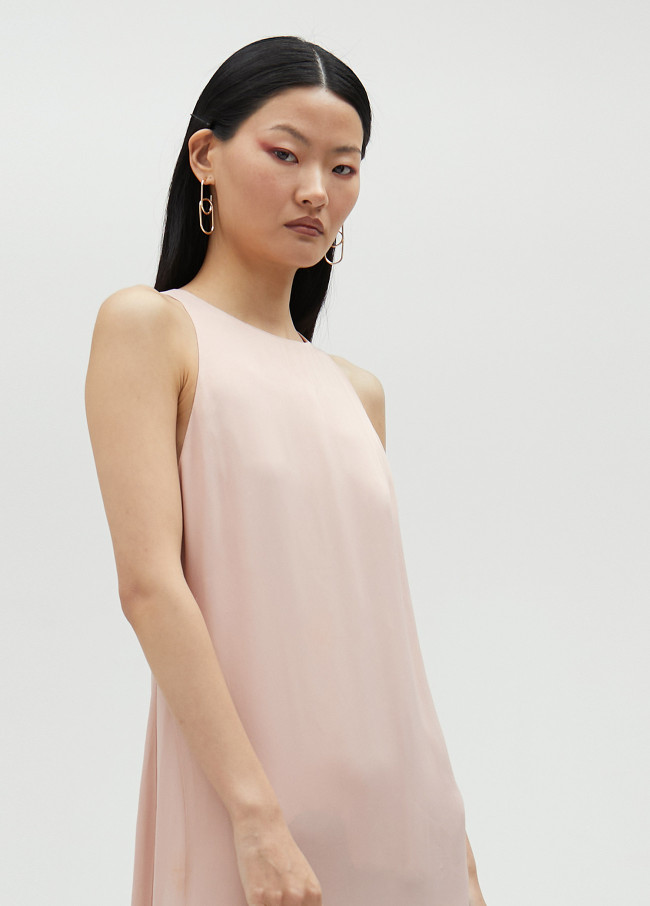 Vestido comprido de alças