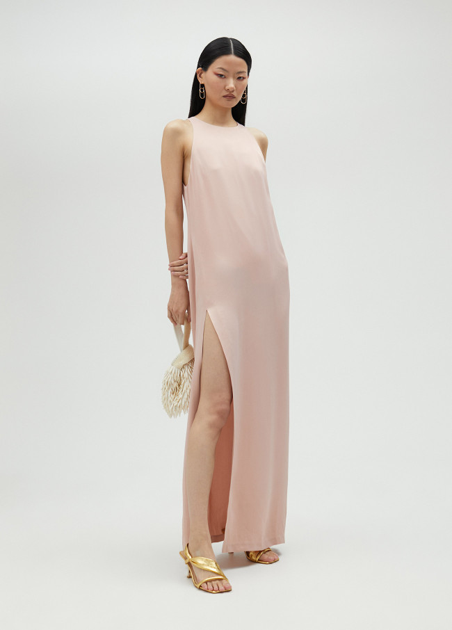 Vestito lungo con spalline