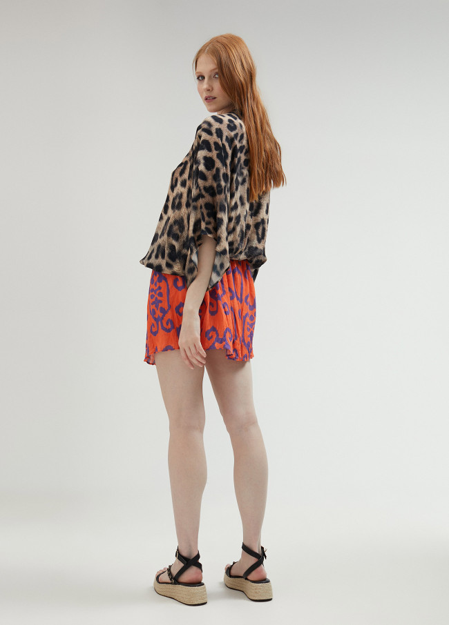 Mono corto estampado