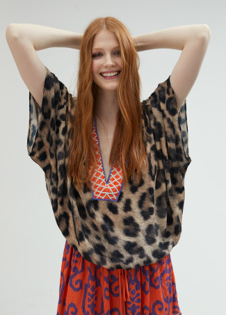 Mono corto estampado