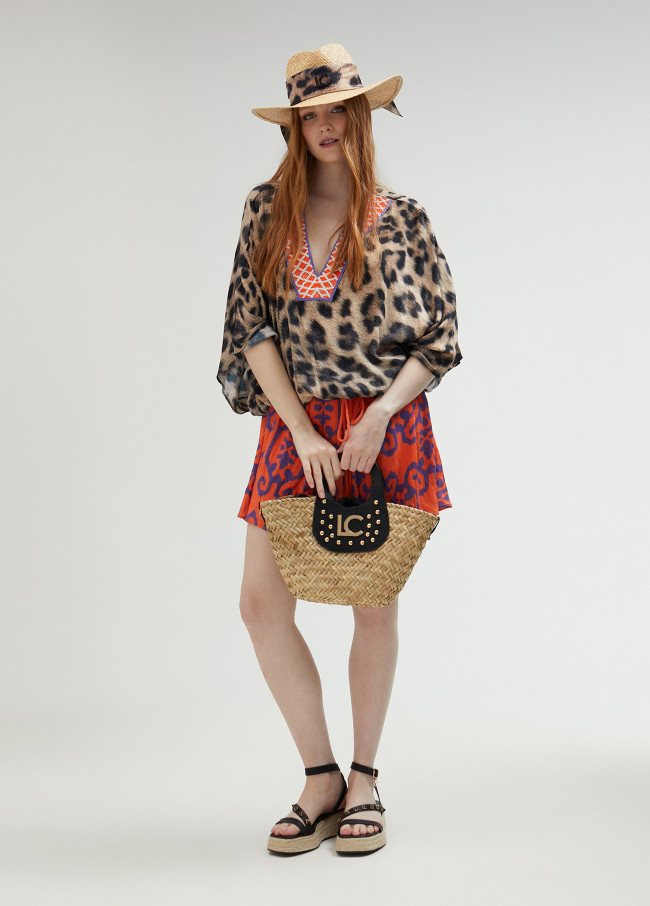Printed playsuit