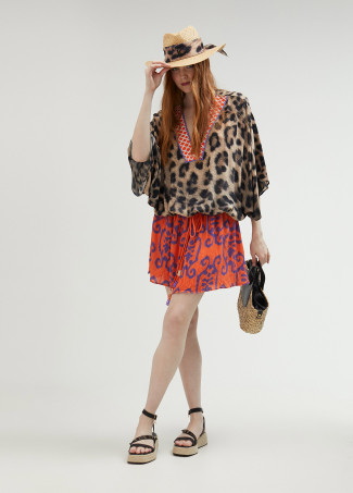 Mono corto estampado