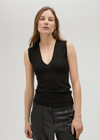 Top basique en maille