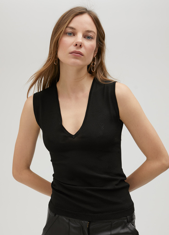 Top basique en maille