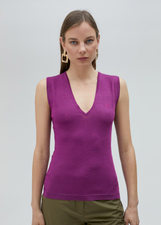 Top basique en maille