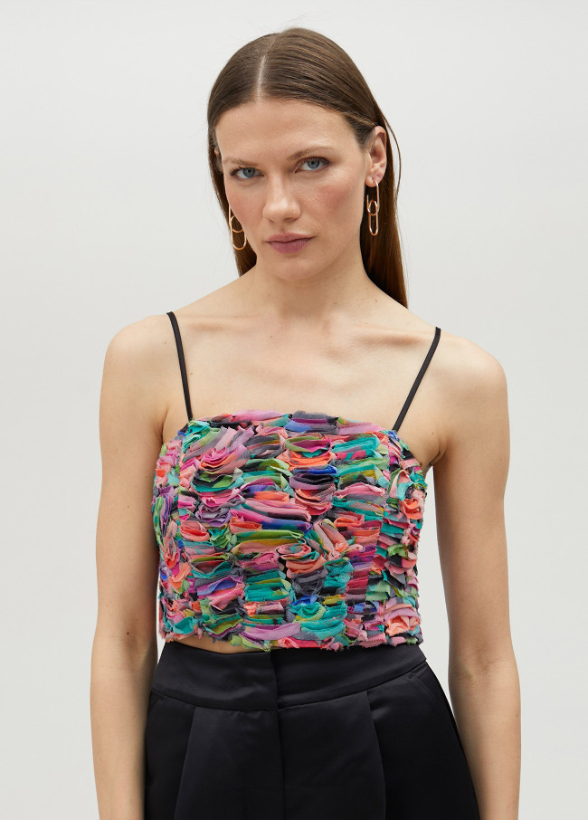 Top de tirantes multicolor