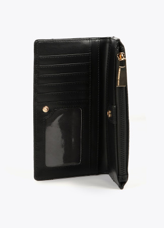 Billetero efecto piel monograma