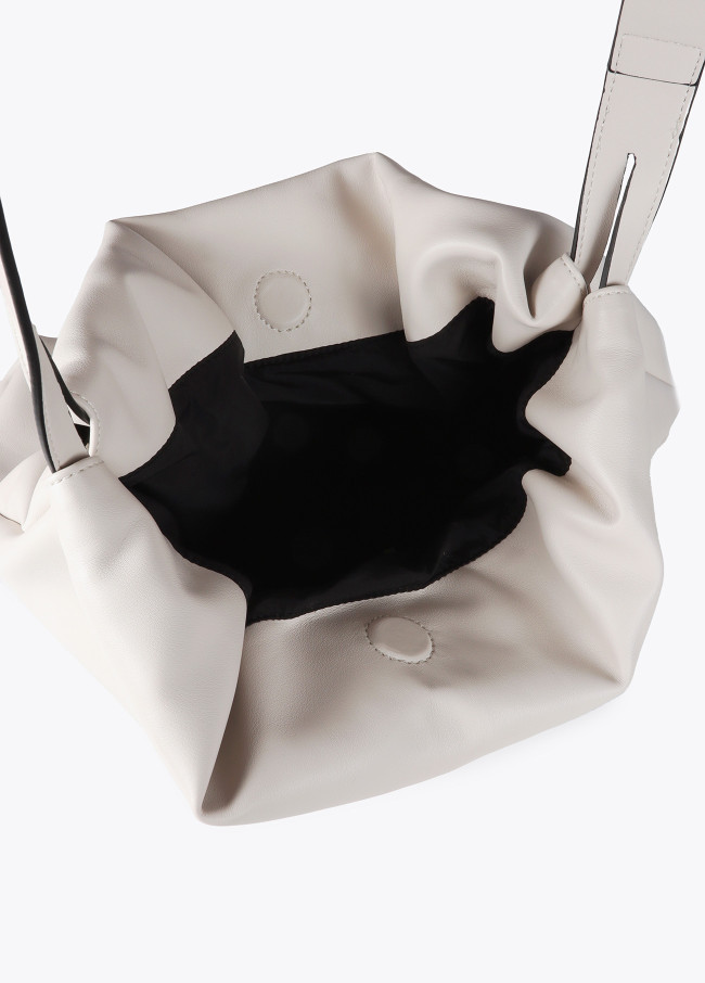 Bolso shopper con logo LC ovalado