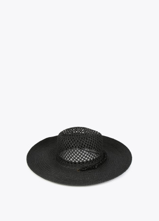 Chapéu efeito ráfia cowboy