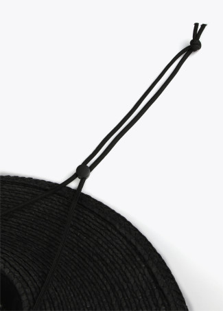 Raffia-effect cowboy hat