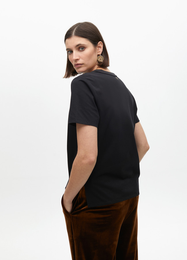 Rhinestone tiger T-shirt