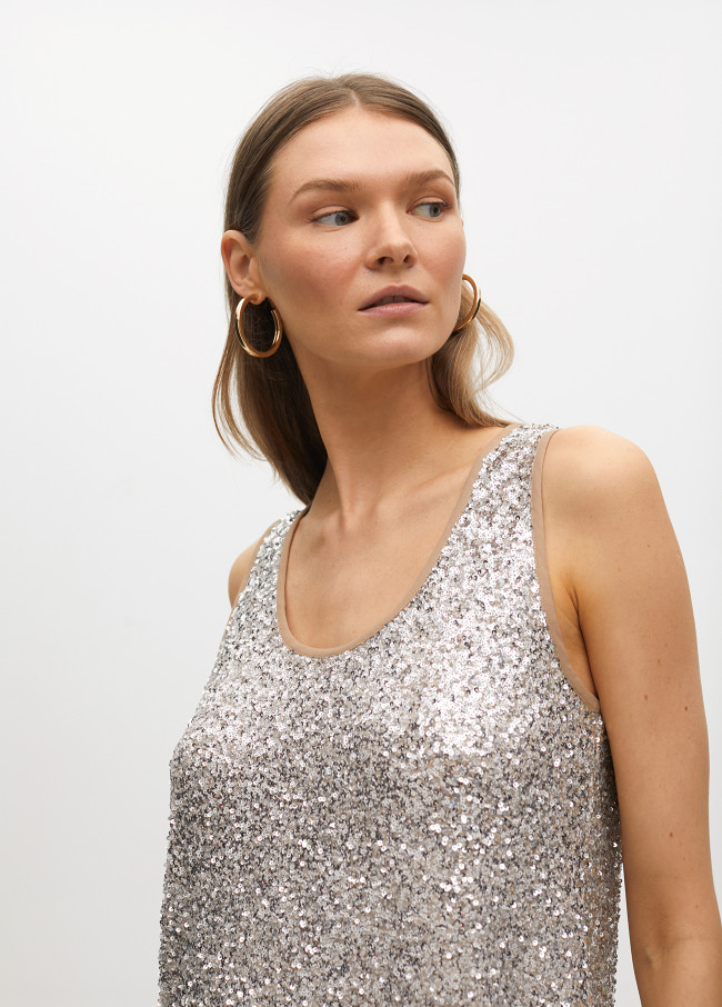 Sequined top