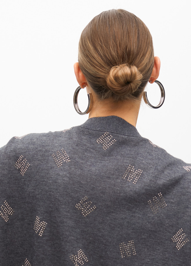 Cardigan avec strass M