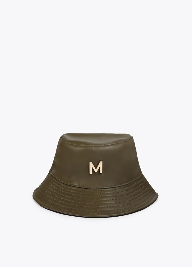 Chapéu bucket efeito pele