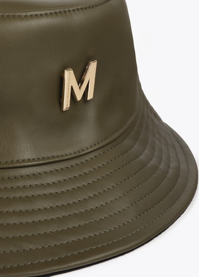 Chapéu bucket efeito pele