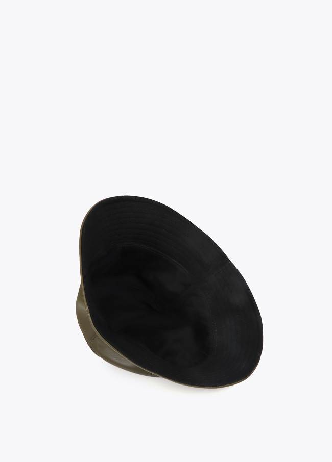 Chapéu bucket efeito pele