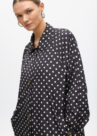 Long Polka Dot Parka - Lola Casademunt