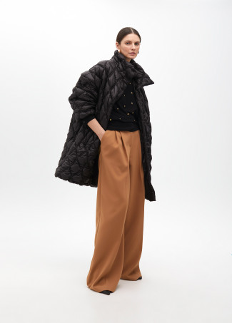 3/4 length lightweight quilted coat