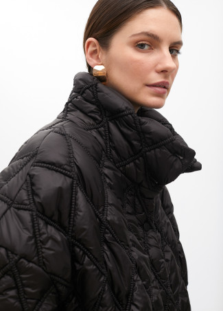 3/4 length lightweight quilted coat
